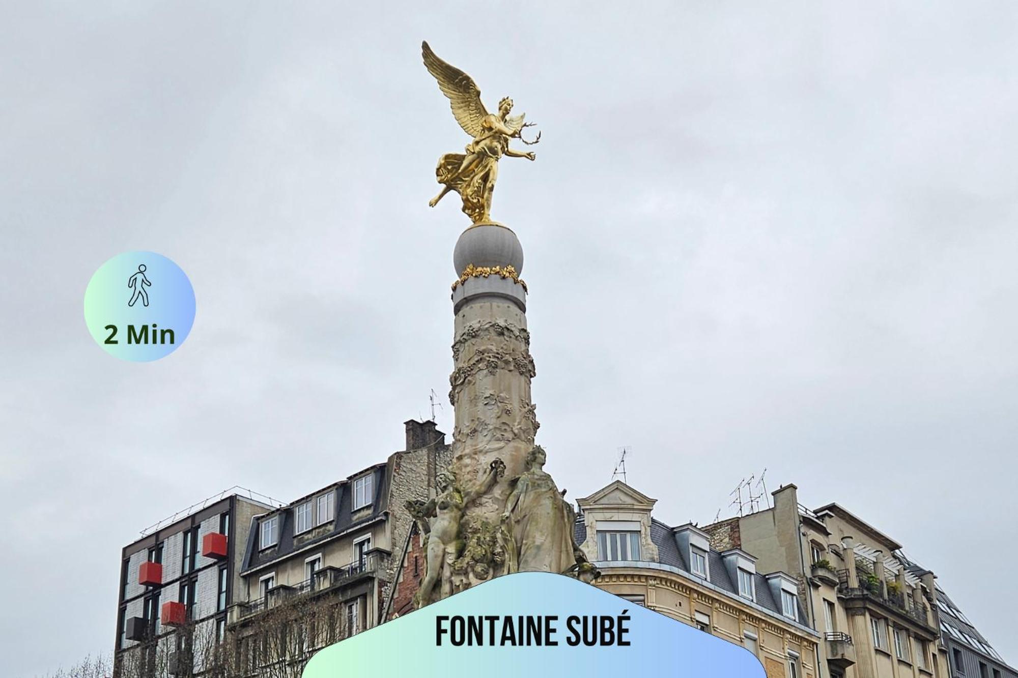 Passage Secret - Ideal Pro, Couples, Familles & Amis - Le Calme En Hypercentre - Wifi Haut Debit - Netflix - Machine A Laver - Gare, Cathedrale, Commerces, Restaurants & Transports En Commun A Moins De 10 Minutes A Pied Reims Kültér fotó