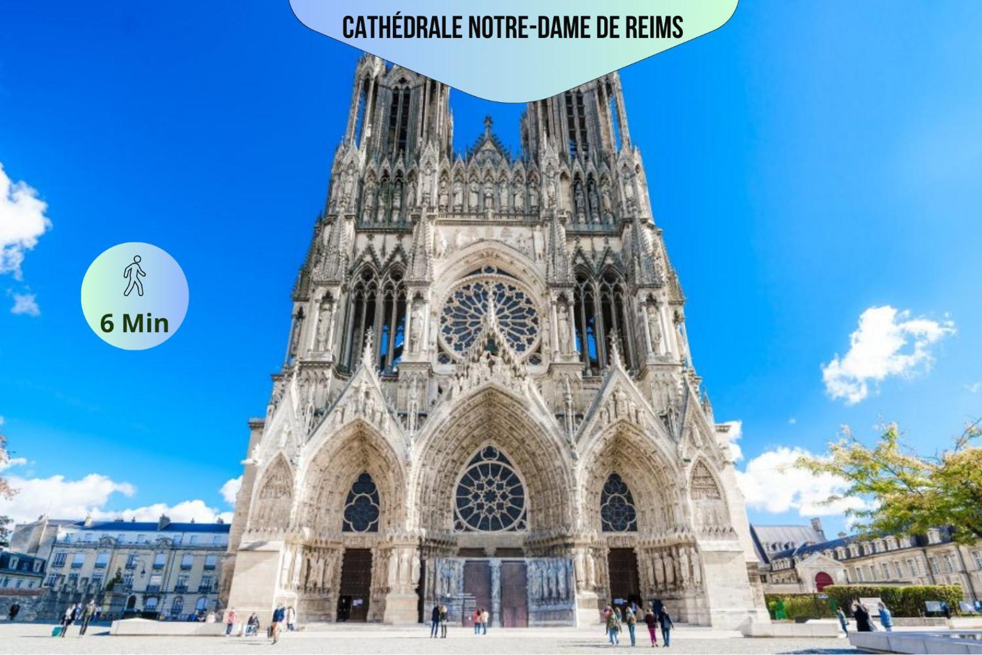 Passage Secret - Ideal Pro, Couples, Familles & Amis - Le Calme En Hypercentre - Wifi Haut Debit - Netflix - Machine A Laver - Gare, Cathedrale, Commerces, Restaurants & Transports En Commun A Moins De 10 Minutes A Pied Reims Kültér fotó