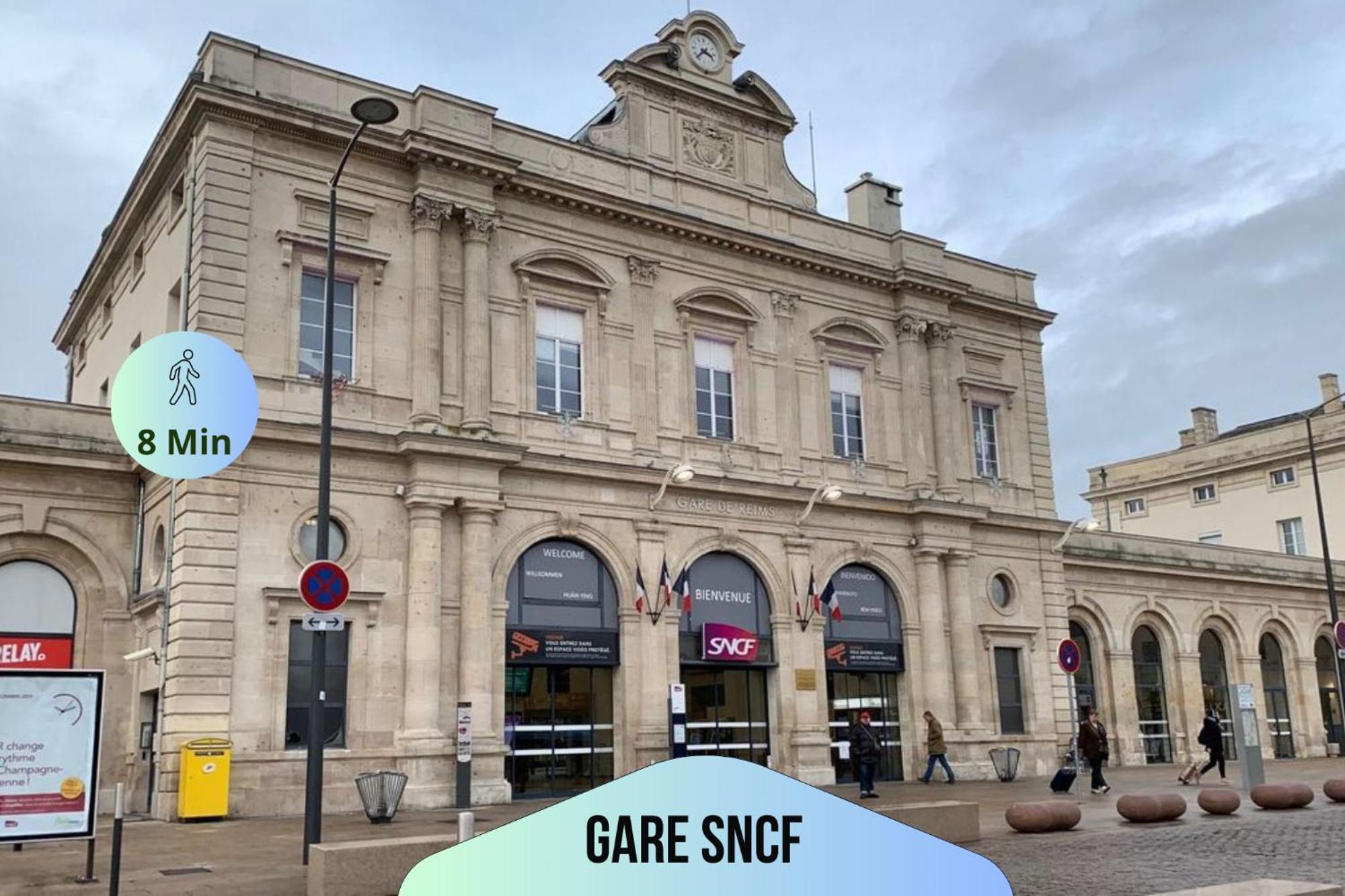 Passage Secret - Ideal Pro, Couples, Familles & Amis - Le Calme En Hypercentre - Wifi Haut Debit - Netflix - Machine A Laver - Gare, Cathedrale, Commerces, Restaurants & Transports En Commun A Moins De 10 Minutes A Pied Reims Kültér fotó