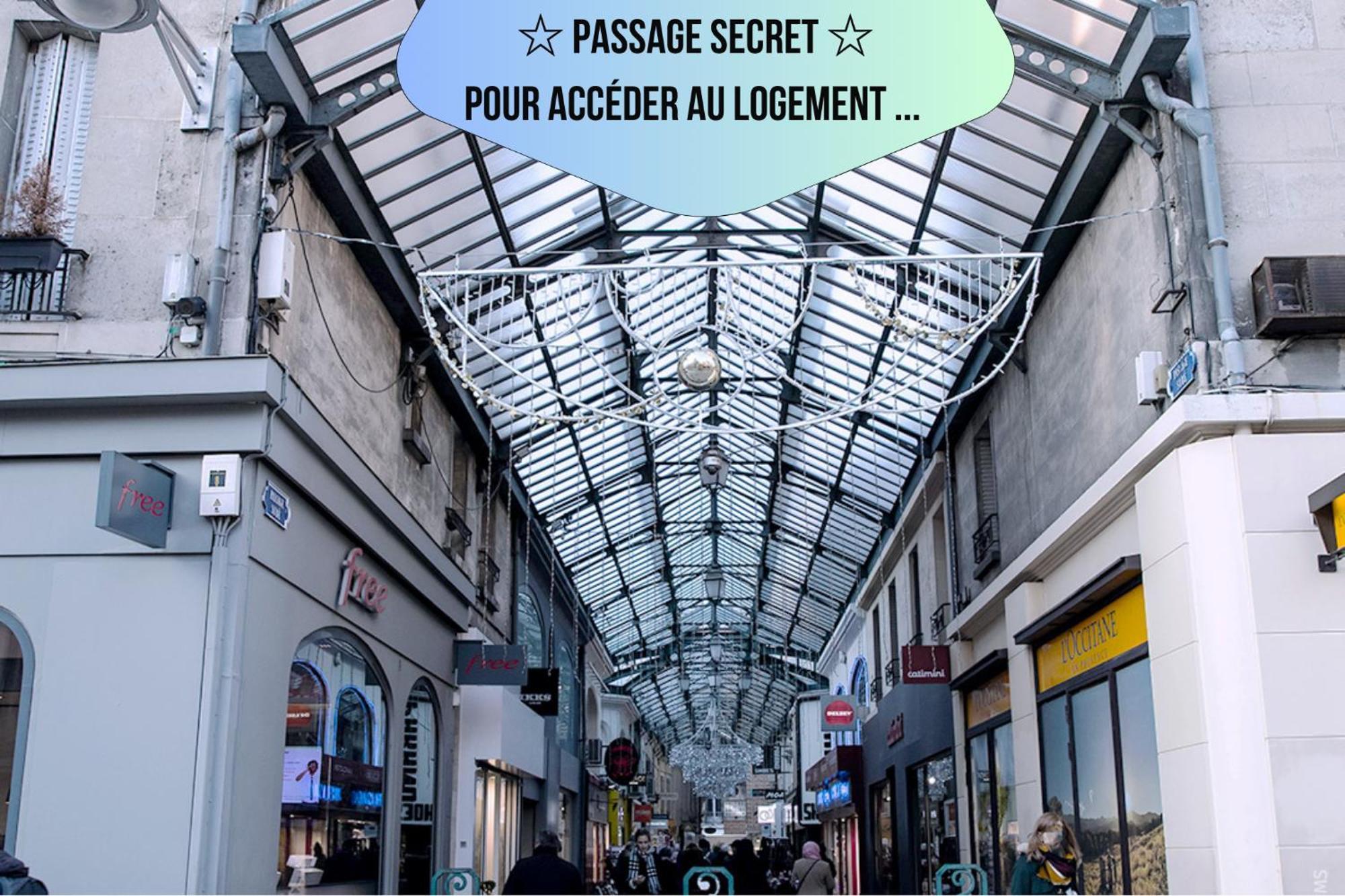 Passage Secret - Ideal Pro, Couples, Familles & Amis - Le Calme En Hypercentre - Wifi Haut Debit - Netflix - Machine A Laver - Gare, Cathedrale, Commerces, Restaurants & Transports En Commun A Moins De 10 Minutes A Pied Reims Kültér fotó