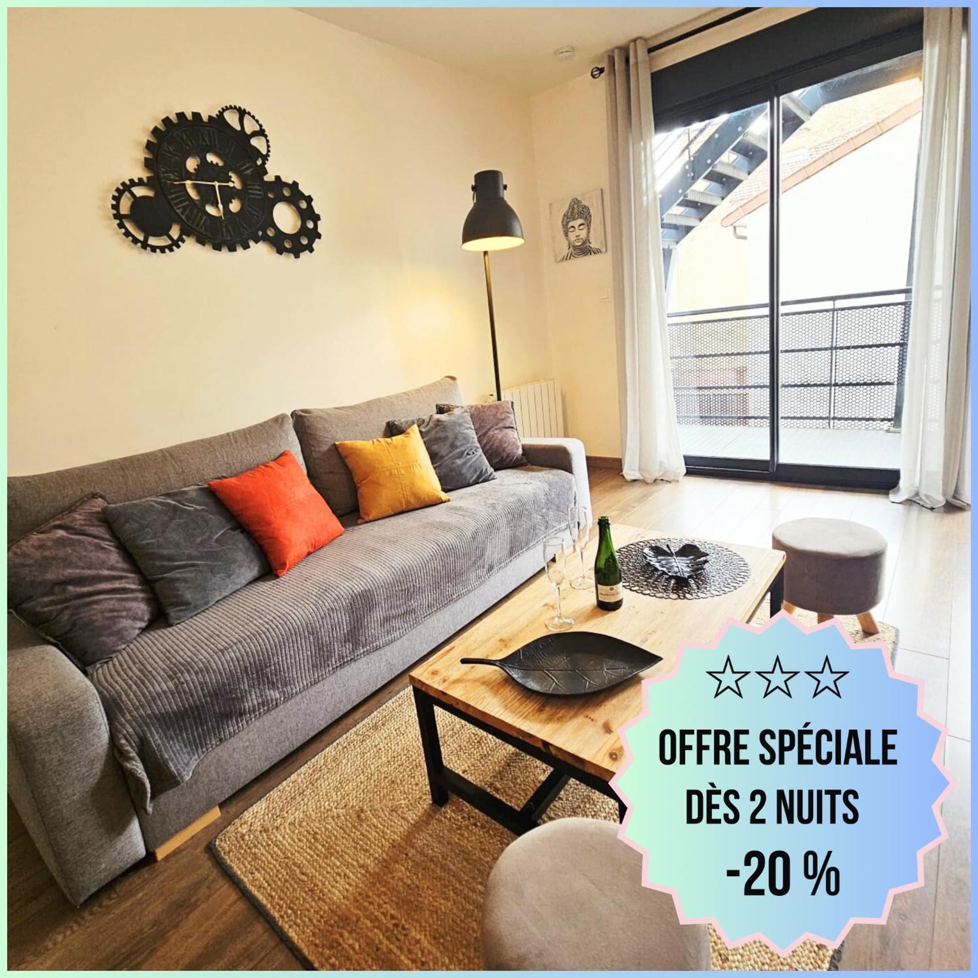 Passage Secret - Ideal Pro, Couples, Familles & Amis - Le Calme En Hypercentre - Wifi Haut Debit - Netflix - Machine A Laver - Gare, Cathedrale, Commerces, Restaurants & Transports En Commun A Moins De 10 Minutes A Pied Reims Kültér fotó